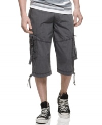 A longer length means this shorts from Bar III can handle all sorts of summer weather in style.