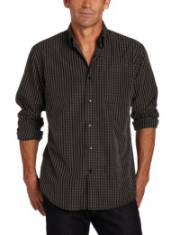 Van Heusen Men's Mini Plaid Buttondown