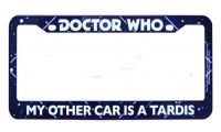 Doctor Who My Other Car is a Tardis License Plate Frame