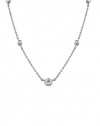 Effy Jewlery 14K White Gold 17 Diamond Necklace, .52 TCW