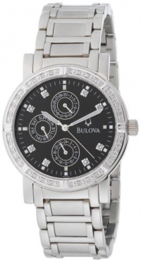 Bulova Men's 96E04 Diamond Multifunction Watch