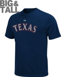 Texas Rangers Big & Tall Official Wordmark T-Shirt