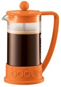 Bodum New Brazil 3-Cup French Press Coffee Maker, .35 l, 12-Ounce, Orange