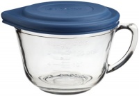 Kitchen Supply 2 Quart Glass Batter Bowl With Lid