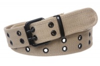 Double Hole Grommets Canvas Web Belt