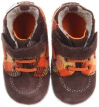 Robeez Mini Shoez Buffalo Bobby Crib Shoe (Infant/Toddler),Brown/Plaid,18-24 Months (6.5-8 M US Toddler)