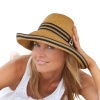 Ladies Upturn Sun Hat / Beach Hat, Catalina Wheat