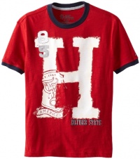 Tommy Hilfiger Boys 8-20 Short Sleeve Chuck Tee, Roasted Rouge, X-Large