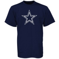 Men's Dallas Cowboys NFL Logo Premier Tee by Reebok (Navy-White)(Size=XXXX-LARGE)