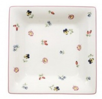 Villeroy & Boch Petite Fleur 8-1/2-Inch Square Rim Soup Bowl