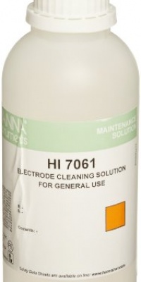 Hanna Instruments HI 7061M Electrode Cleaning Solution, 230mL Bottle