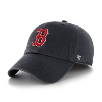 MLB Boston Red Sox Men's '47 Brand Home Clean Up Cap, Navy, One-Size