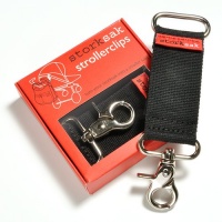 Storksak Strollerclips, Black