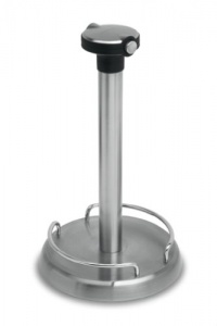 simplehuman Press N Tear Paper Towel Holder, Stainless Steel