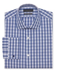 The Men's Store at Bloomingdale's Plaid Dress Shirt - Contemporary Fit