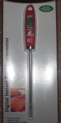 Admetior Digital Instant Read Thermometer, Red