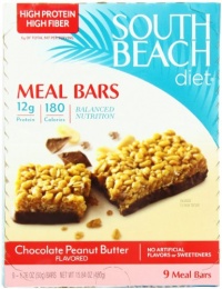 South Beach Diet Meal Bar, Chocolate Peanut Butter, 9 Count