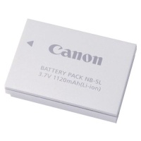 Canon NB-5L Battery Pack for Canon SD700IS, SD790IS, SD800IS, SD850IS, SD870IS, SD880IS, SD890IS, SD900, SD950IS, SD990IS, SD970IS & SX200IS Digital Cameras - Retail Packaging