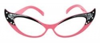 Elope Vintage Cat Eye Glasses (Pink)