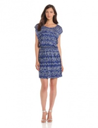 Ella moss Women's Sand Dune Mini Dress, Cobalt, X-Small