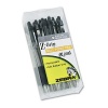 Zebra Z-Grip Retractable Ballpoint Pen, Medium, 1.0 mm, Clear Barrel, Black Ink  12-Count (22210)