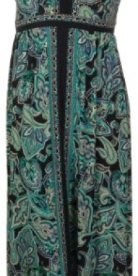 INC International Concepts Women's Boho Border Paisley Dress