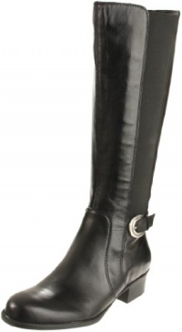 Naturalizer Women's Arness Riding Boot,Black,9.5 W US