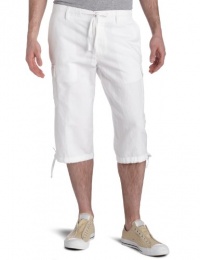 Perry Ellis Men's Linen Clam Digger Short