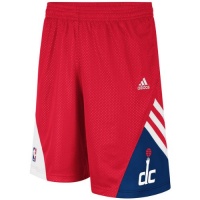 Washington Wizards Adidas 2012-2013 Authentic On-Court Pre-Game Short - Red