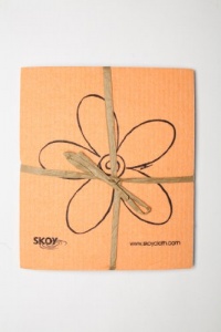 Skoy cloth, Mixed colors w/ flower (4-pk)