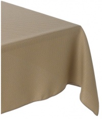 Bardwil Cobblestone 60-inch By 120-inch Oblong / Rectangle Tablecloth, Barley