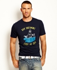 Get graphic. This t-shirt from Nautica raises your casual style game.