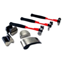 Neiko Heavy Duty 7-Piece Auto Body Hammer & Dolly Kit