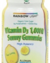 Rainbow Light Vitamin D3 (1000 IU) Sunny Gummies, 50-Count Gummies (Pack of 3)