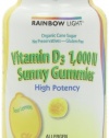 Rainbow Light Vitamin D3, 1000 IU Sunny Gummy, 100-Count