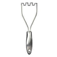 OXO International's Potato Masher features a sturdy, stainless steel wire head and a cushioned handle that absorbs pressure while you mash. This tool is not just for potatoes! Try mashing yams, carrots, or other root vegetables, or make homemade baby food by mashing apples or bananas.