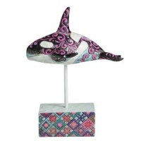 Jim Shore Whale Purples & Pinks 4004743