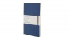 Moleskine Volant Large Ruled Notebook - Blue (5 x 8.25) (Set of 2) (Volant Notebooks)