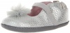 Robeez Mini Shoez Mini Buffy Crib Shoe (Infant/Toddler),Silver,12-18 Months (4.5-6 M US Toddler)