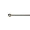 Umbra Ball 28-Inch to 48-Inch Drapery Rod, Nickel