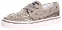 Sperry Top-Sider Girls Bahama (CG) Boat Shoe (Toddler/Little Kid),Pewter,8 M US Toddler