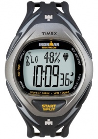 Timex Ironman Men's Race Trainer Heart Rate Monitor Watch, Black/Grey, Full Size