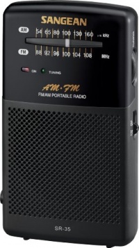 Sangean SR-35 AM/FM Analog Pocket Radio