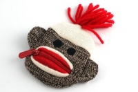 Sock Monkey Coin Purse