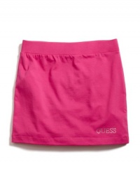 GUESS Kids Girls Knit Solid Skirt, DEEP PINK (7/8)