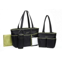 Carter's Carter's 5 pc DB Set (Black w/Sage Trim)