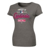 MLB St. Louis Cardinals Women's Property Of V-Neck T-Shirt, Grey Heather