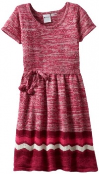 Roxy Kids Girls 7-16 Risk Taker Short Sleeve Sweater Dress, Fireside Sweater, Medium