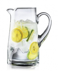 Libbey / Crisa Impressions 90 Ounce Capacity Clear Glass Pitcher