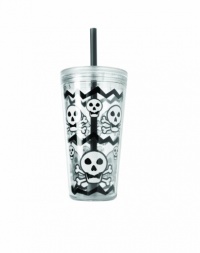 Copco 24-Ounce Minimus Skulls Tumbler, Gray